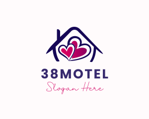 Home Sweet Hearts logo design