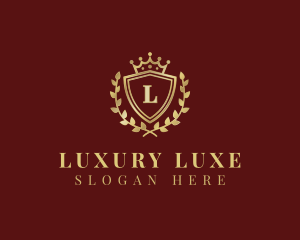 Royal Shield Luxury logo design