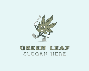 Marijuana - Marijuana Smoking Weed logo design