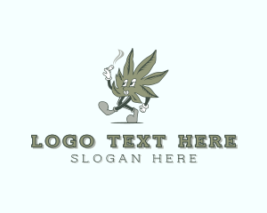 Marijuana - Marijuana Smoking Weed logo design