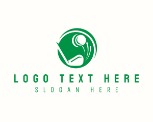 League - Golf Club Sport logo design