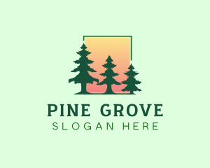 Pine - Pine Tree Forest logo design