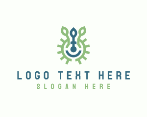 Eco - Experiment Lab Biotechnology logo design