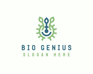 Biotechnology - Experiment Lab Biotechnology logo design