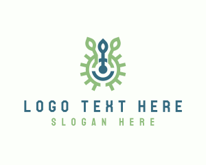Lab - Experiment Lab Biotechnology logo design