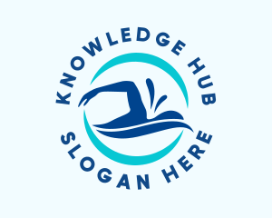 Aqua Wave Swimming  Logo