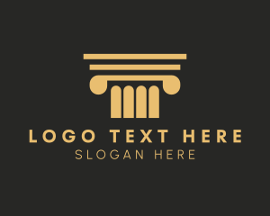 Column - Law Office Pillar Financing logo design