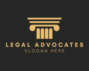 Law Office Pillar Financing logo design