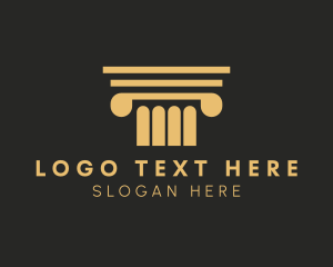 Law Firm - Law Office Pillar Financing logo design