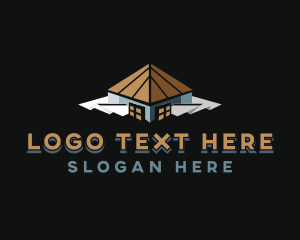 Developer - Real Estate Roofing Contractor logo design