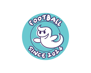 Cartoon Ghost Spirit Logo