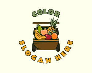 Avocado - Organic Fruit Cart logo design