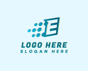Download - Modern Tech Letter E logo design