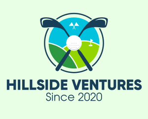 Hillside - Golf Course Hill logo design