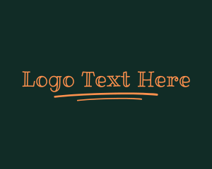 Teaching - Kid Writing Wordmark logo design