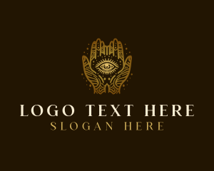 Fortune Telling - Fortune Telling Hand Eye logo design