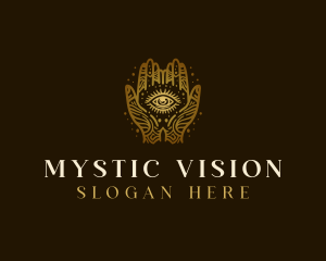 Fortune Telling - Fortune Telling Hand Eye logo design