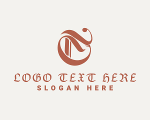 Lettering - Antique Gothic Letter T logo design