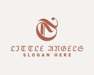 Studio - Antique Gothic Letter T logo design
