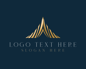 Luxury Pyramid Triangle Logo