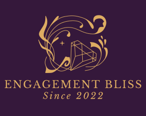 Engagement - Premium Diamond Gold Jewelry logo design