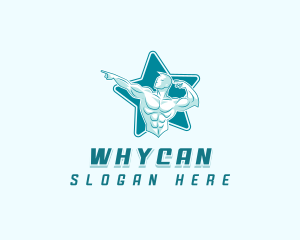 Bodybuilding - Muscle Gym Bodybuilder logo design