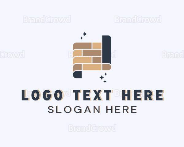 Brick Pattern Tiling Logo