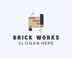 Brick Pattern Tiling logo design