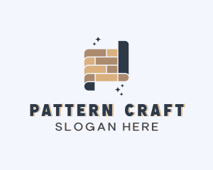 Brick Pattern Tiling logo design