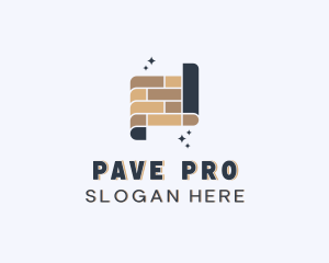 Brick Pattern Tiling logo design