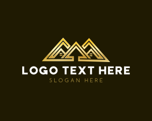 Roof - Roof Abstract Roofing logo design