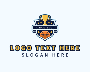 Athletic - Basketball Trophy Champion logo design