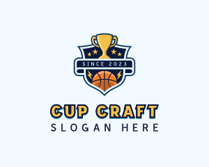 Cups - Basketball Trophy League logo design