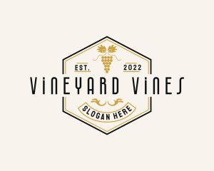 Wine Vineyard Liquor  logo design