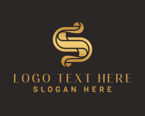 Gold - Stylish Letter S logo design