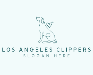 Dog Heart Veterinary Logo