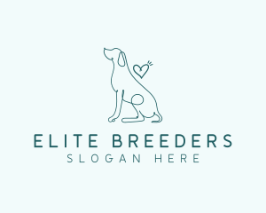 Dog Heart Veterinary logo design