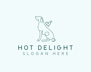 Dog Heart Veterinary logo design