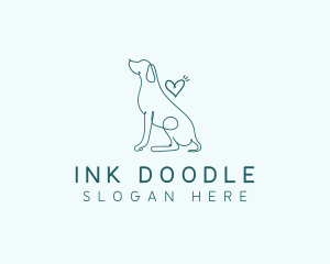 Dog Heart Veterinary logo design