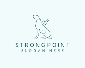 Adoption - Dog Heart Veterinary logo design