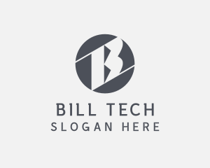 Tech Business Letter B logo design