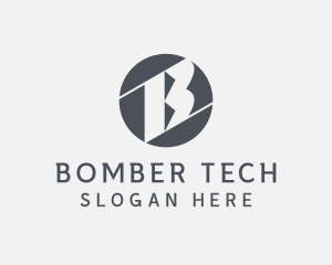 Tech Business Letter B logo design