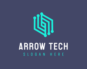 Abstract Software Tech logo design