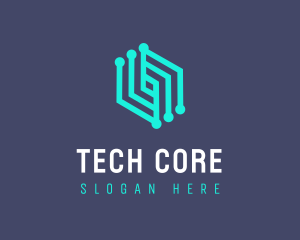 Abstract Software Tech logo design