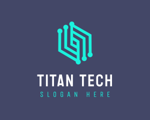 Abstract Software Tech logo design