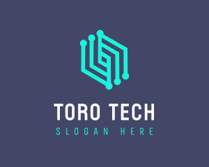 Abstract Software Tech logo design