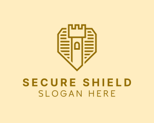 Guard - Castle Tower Shield logo design