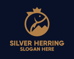 Herring - Golden Freshwater Seafood logo design