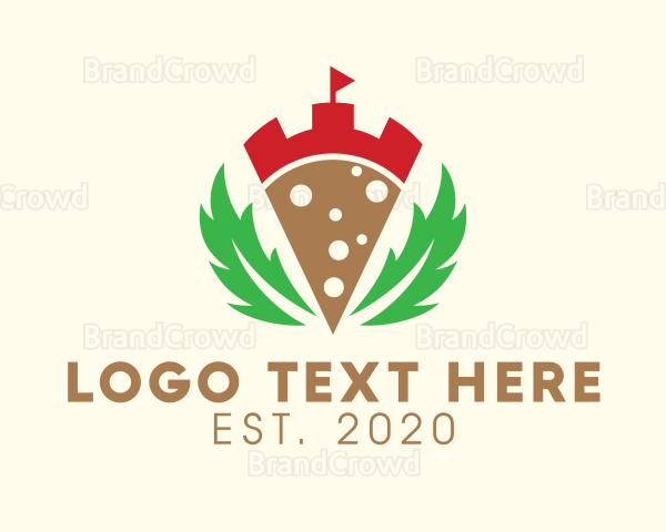 Pizzeria Pizza Slice Logo