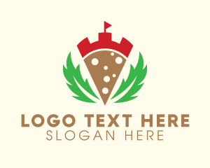 Pizzeria Pizza Slice Logo